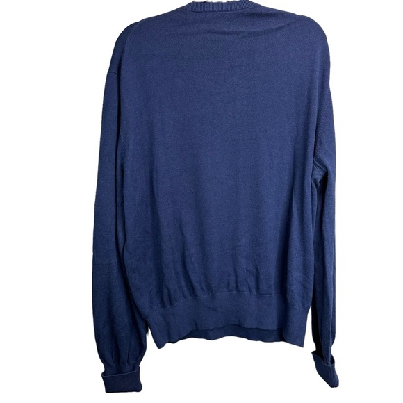 Masters Clubhouse Collection Silk Cashmere Blend V Neck Golf Sweater - Picture 3 of 4